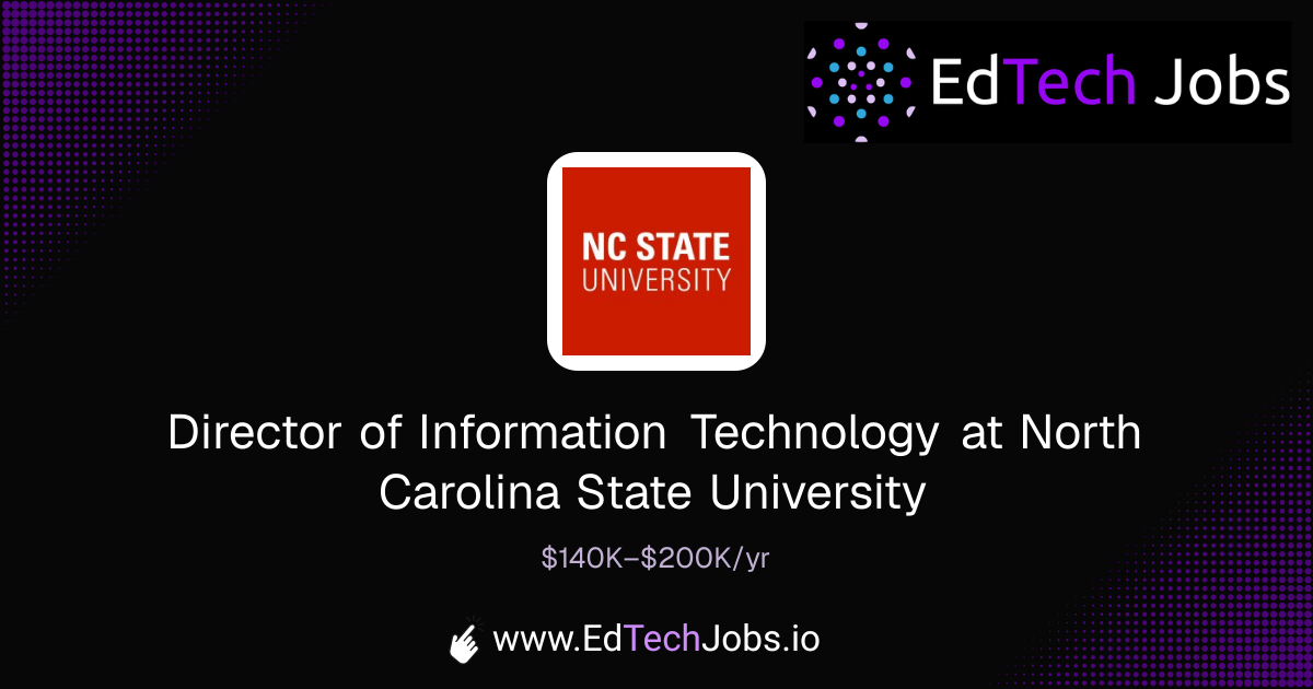 Director of Information Technology at North Carolina State University ...