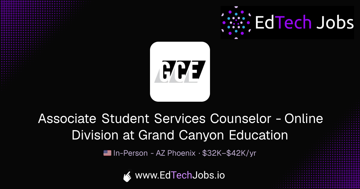 Associate Student Services Counselor - Online Division - AZ Phoenix at ...
