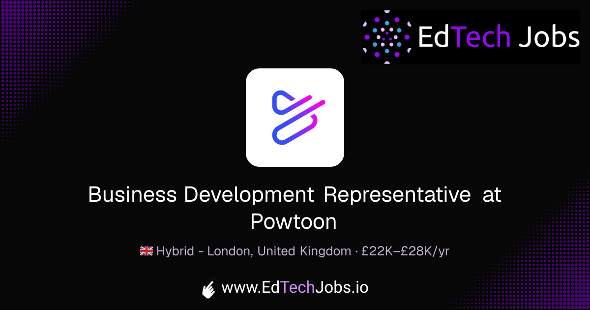 Business Development Representative - London, United Kingdom at Powtoon ...